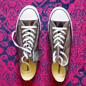 Brand New Metallic Converse Sneakers